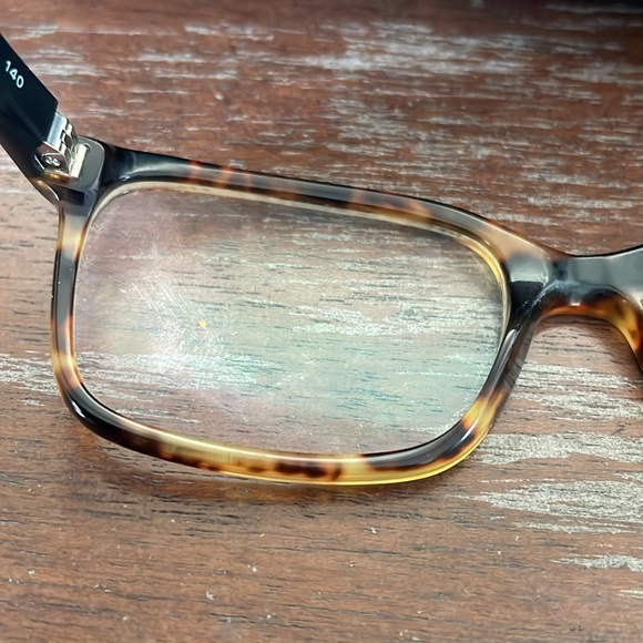 Bulgari 3018 5251 Havana clear brown tortoise eyeglasses with round black case - Picture 6 of 16